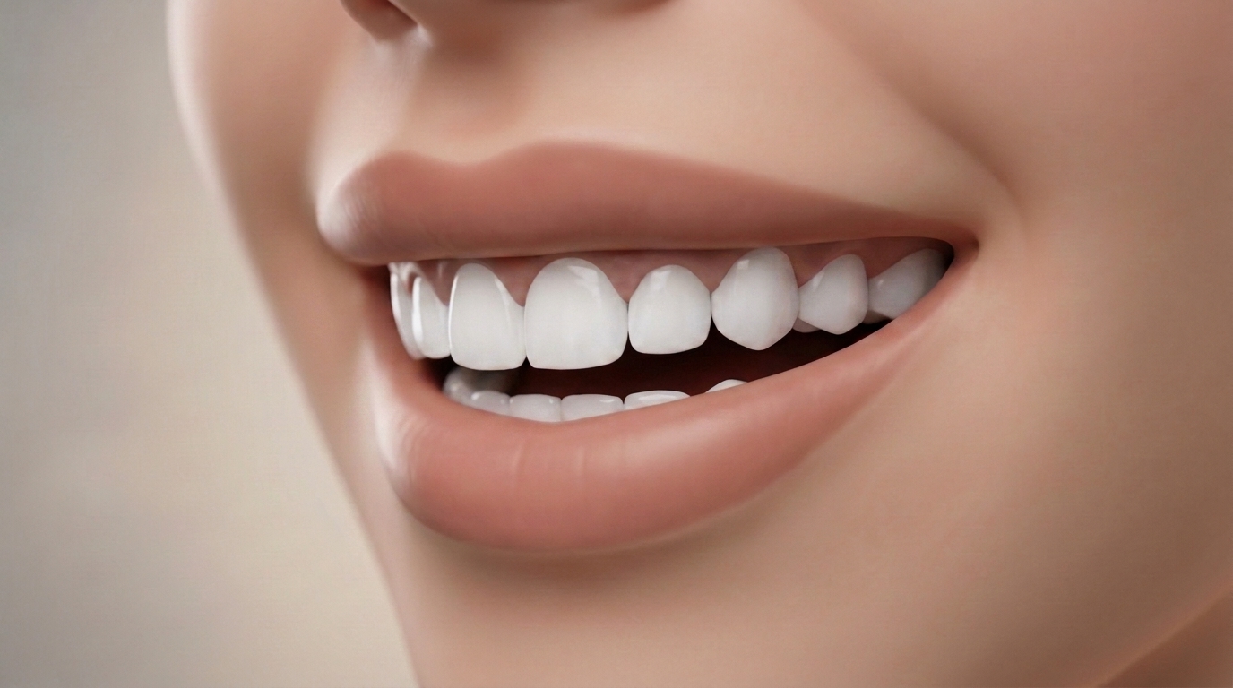 Sorriso no estado clareado após o tratamento